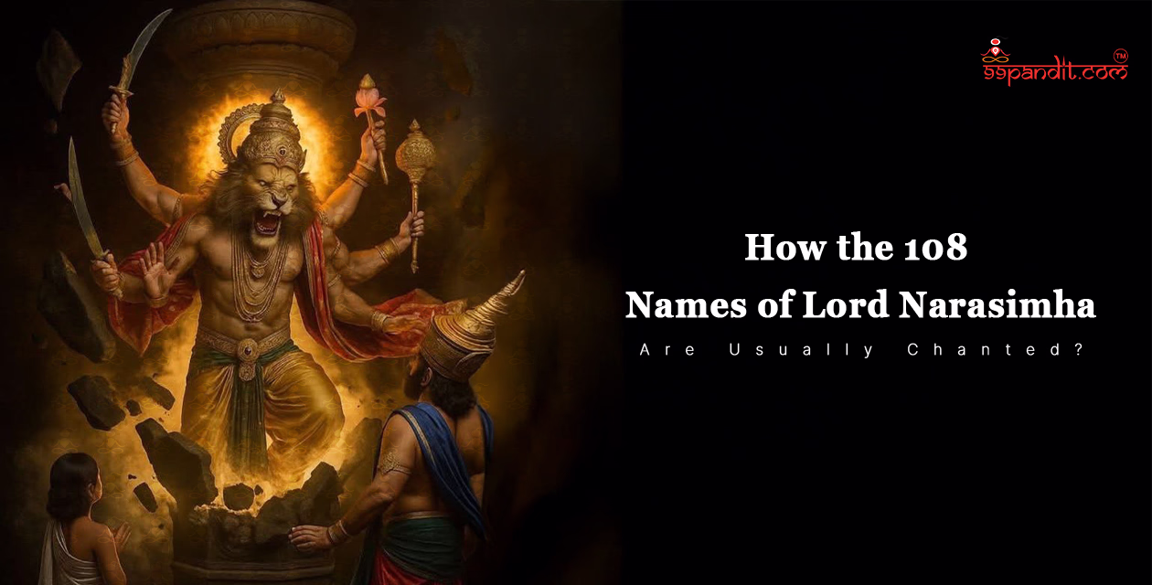 Spiritual Significance of Chanting Narasimha’s Names 108 Names of Lord Narasimha