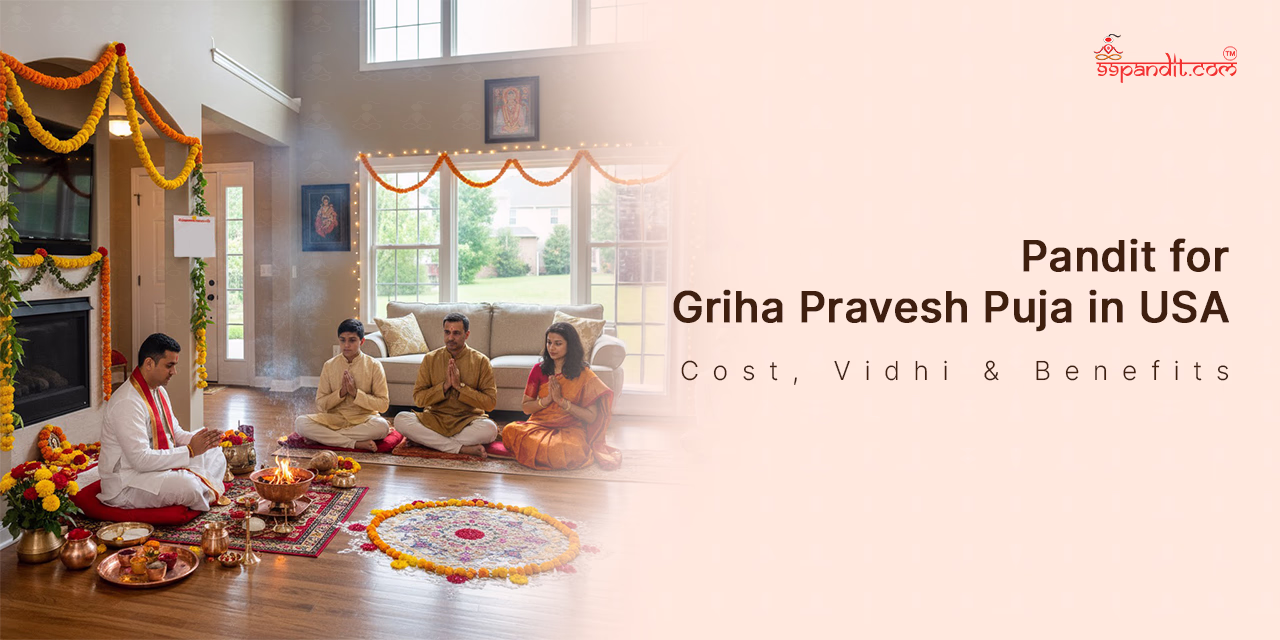 Book Online Pandit for Griha Pravesh Puja in USA Griha Pravesh Puja in USA