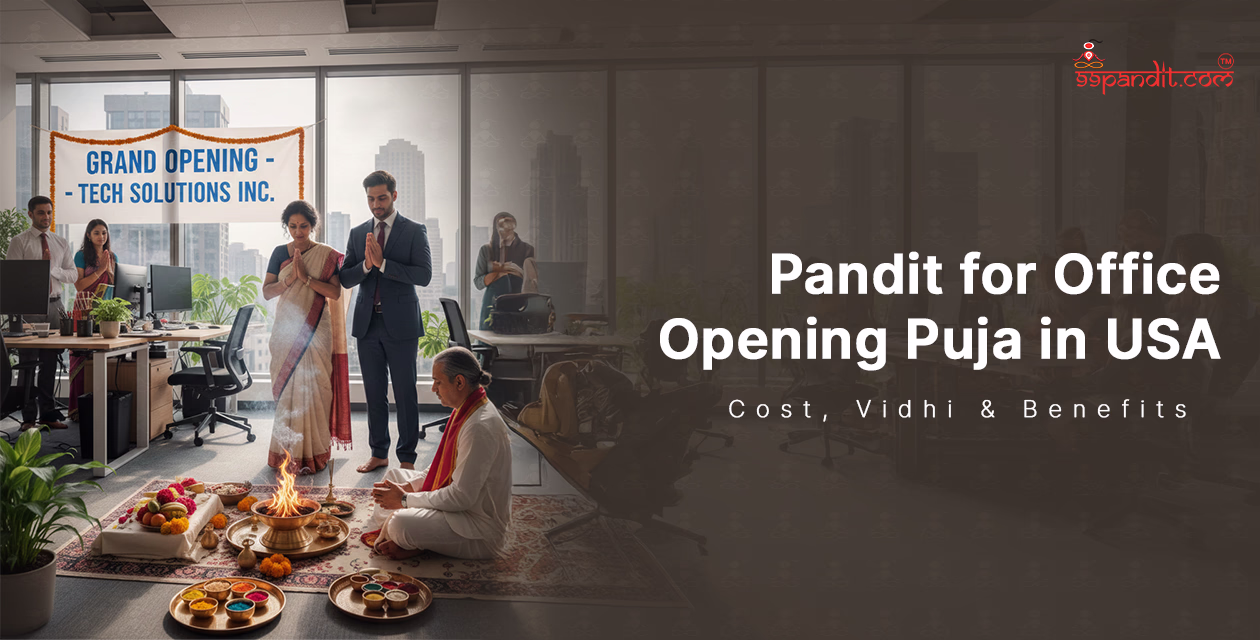 Book Pandit Online for Office Opening Puja in USA Office Opening Puja in USA