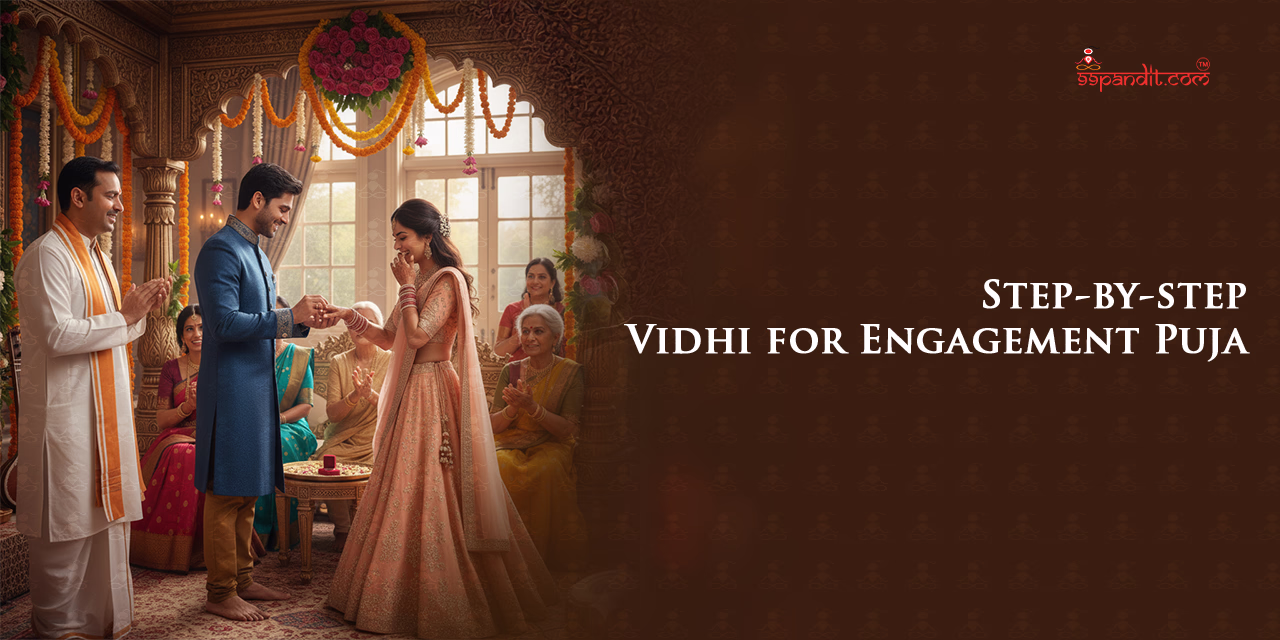 Vidhi of Perform Engagement Puja Pandit for Engagement Puja