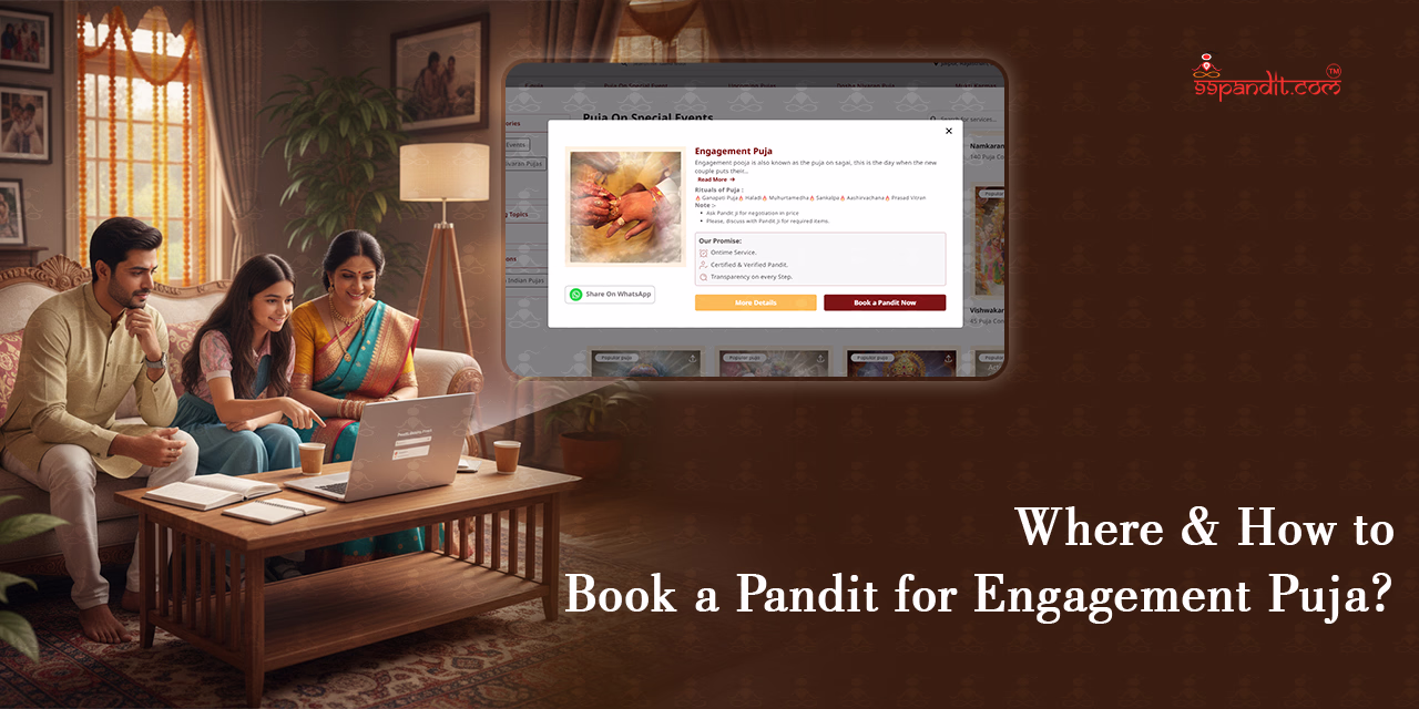 Where & How to Book a Pandit for Engagement Puja Pandit for Engagement Puja
