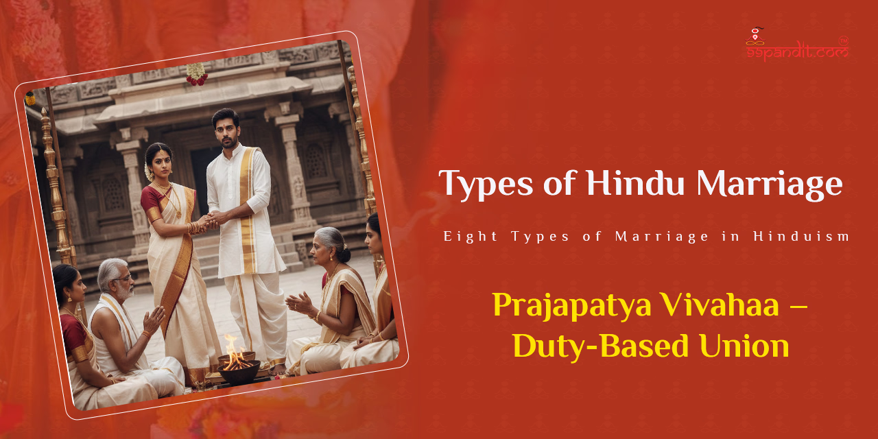 Prajapatya Vivahaa: Duty-Based Union Types of Hindu Marriage