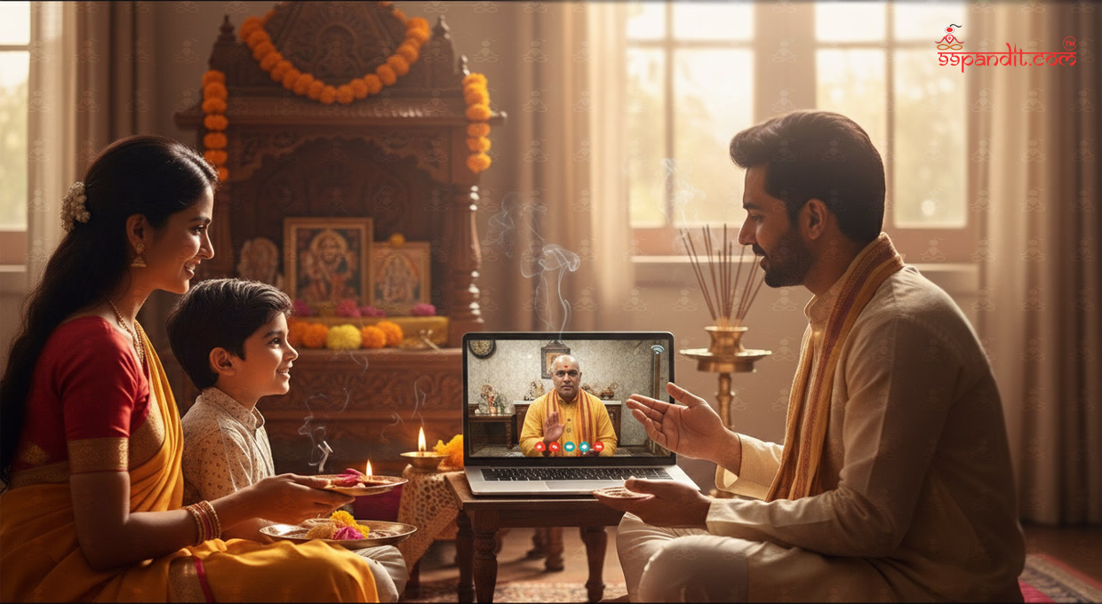 Rise of Online Pooja Booking Online vs Offline Pooja Booking