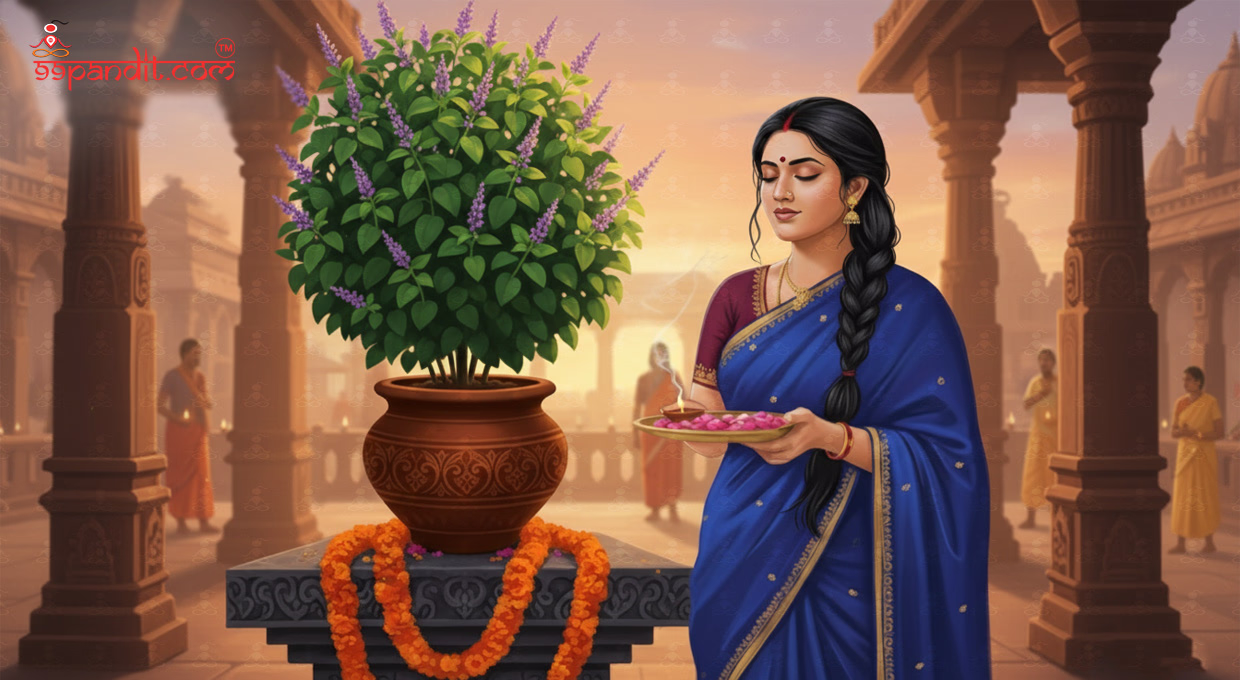 Tulsi Vivah Procedure Tulsi Vivah 2025