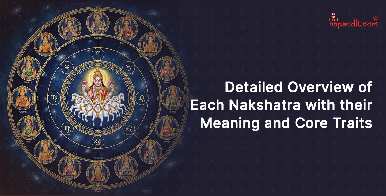 27 Nakshatras in Vedic Astrology
