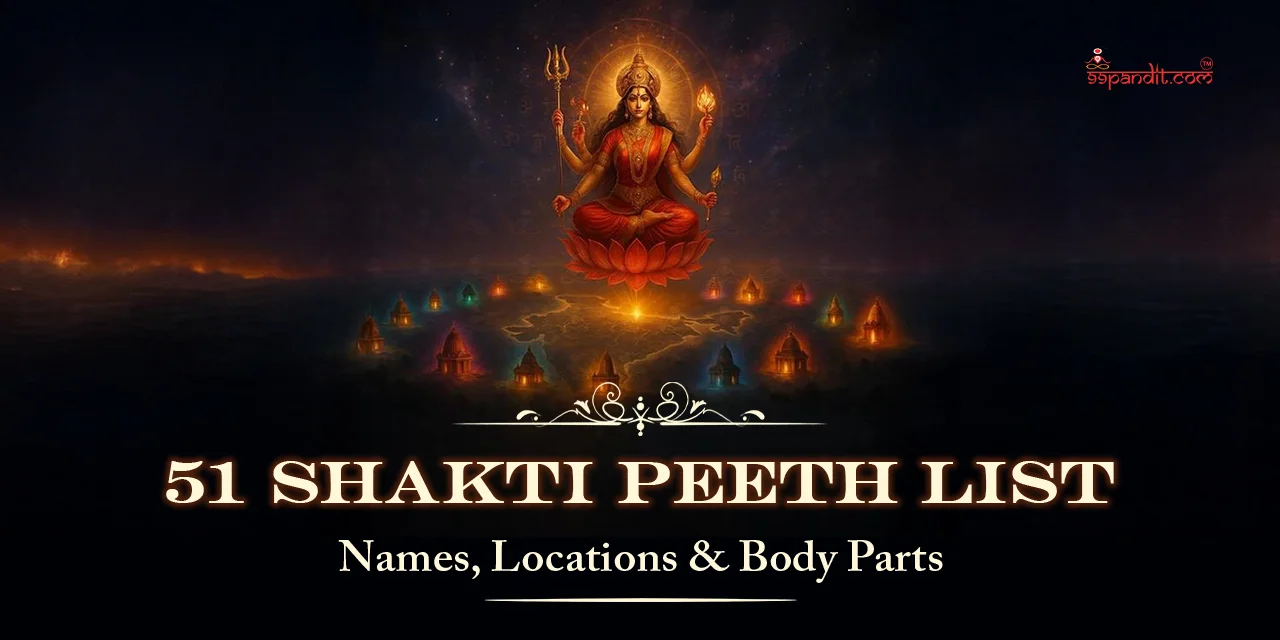51 Shakti Peeth List