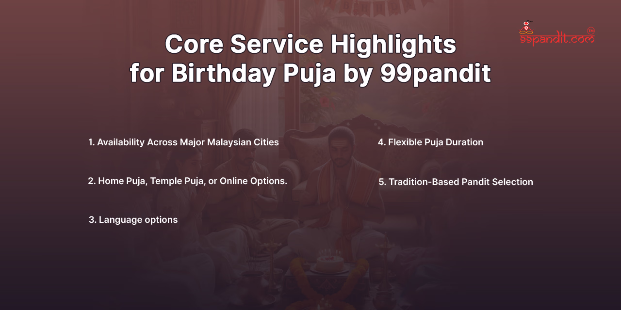 Birthday Puja in Malaysia