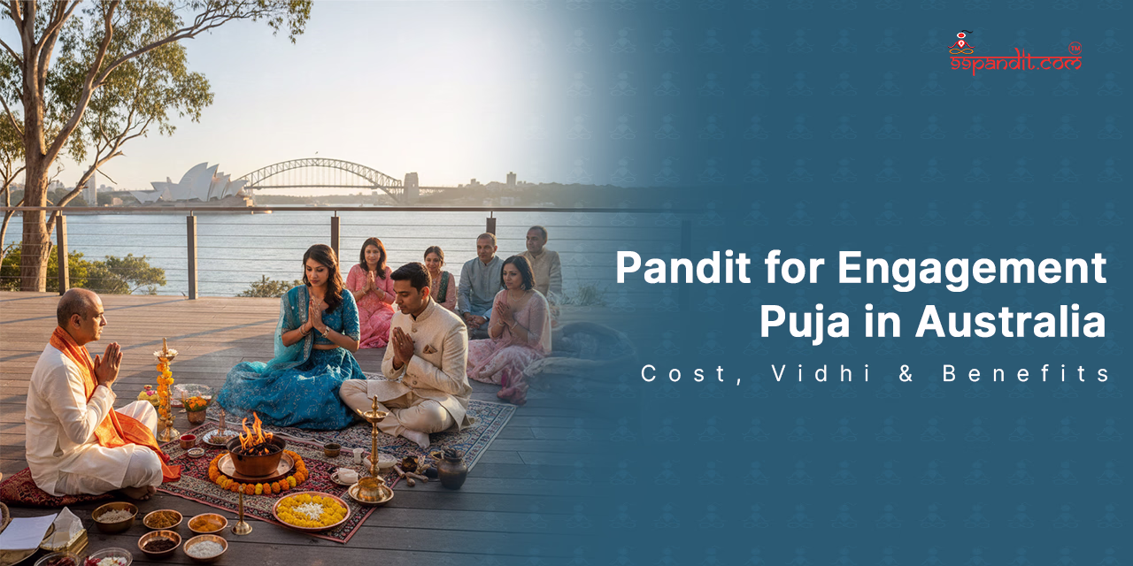 Book a Pandit Online for Engagement Puja in Australia Engagement Puja in Australia