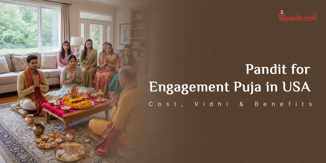 Engagement Puja in USA
