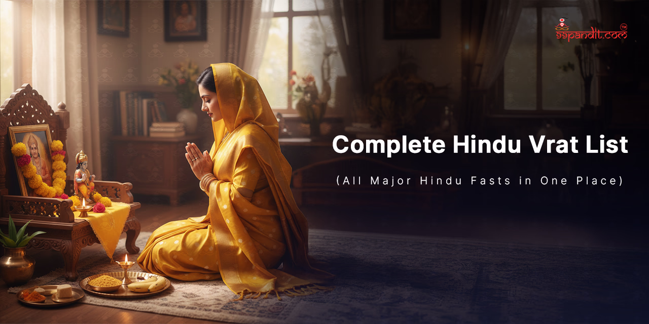 Complete Hindu Vrat List (All Major Hindu Fasts in One Place) Hindu Vrat List