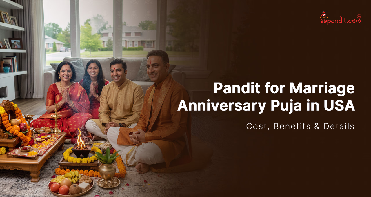 Book a Pandit Online for Marriage Anniversary Puja in USA Marriage Anniversary Puja in USA