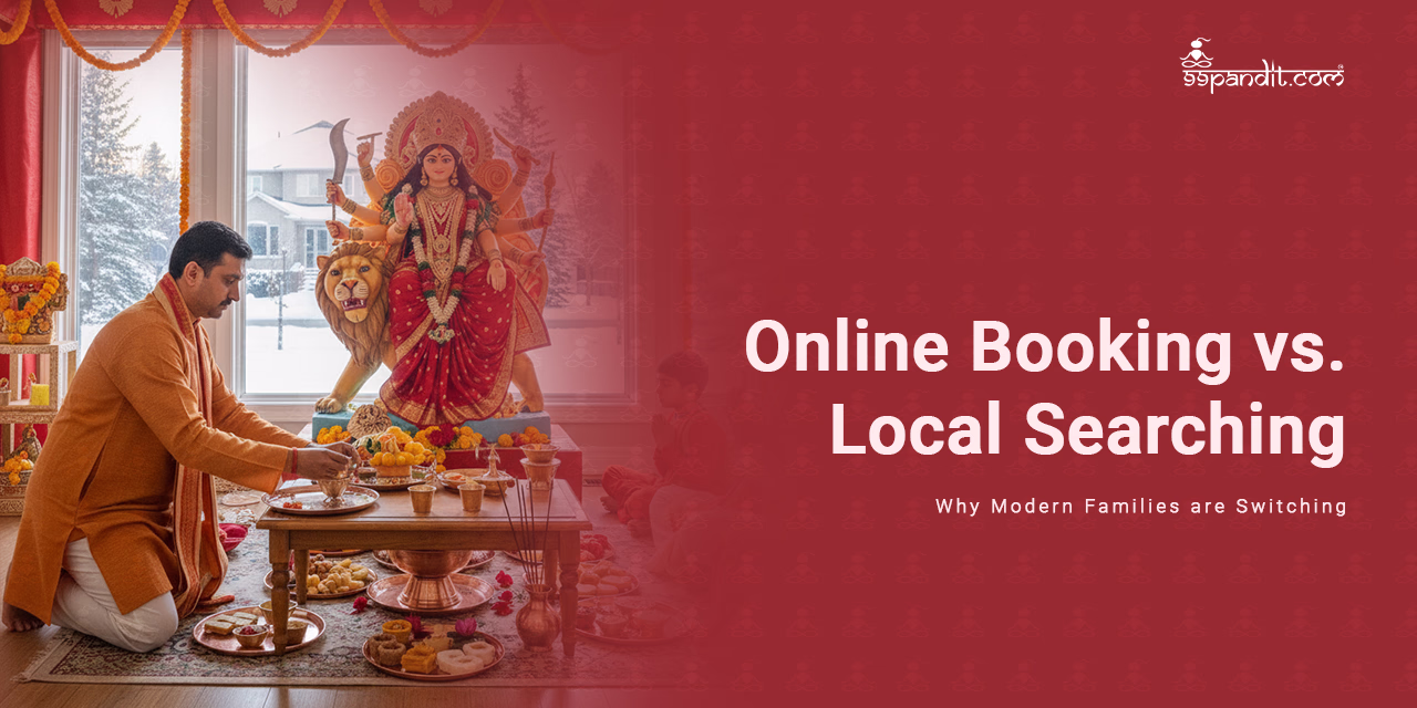 Online Booking vs. Local Searching: Why Modern Families are Switching Durga Puja in Canada