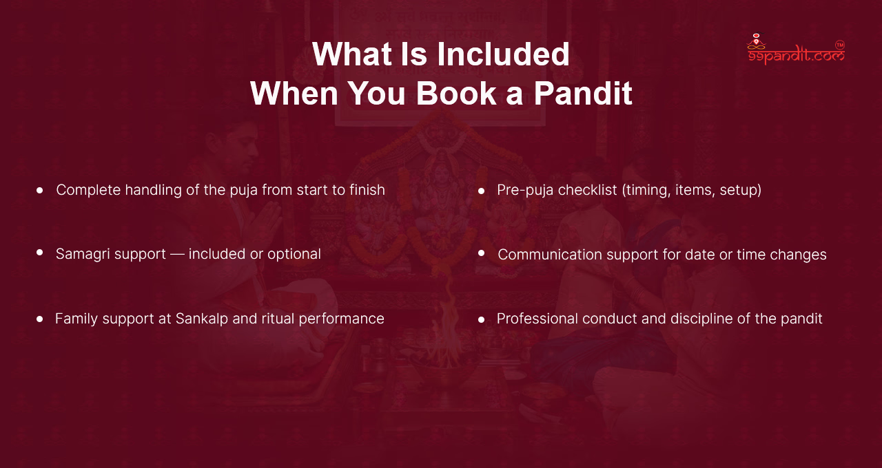What Is Included When You Book a Pandit Sarva Rog Nashak Rog Nivaran Puja