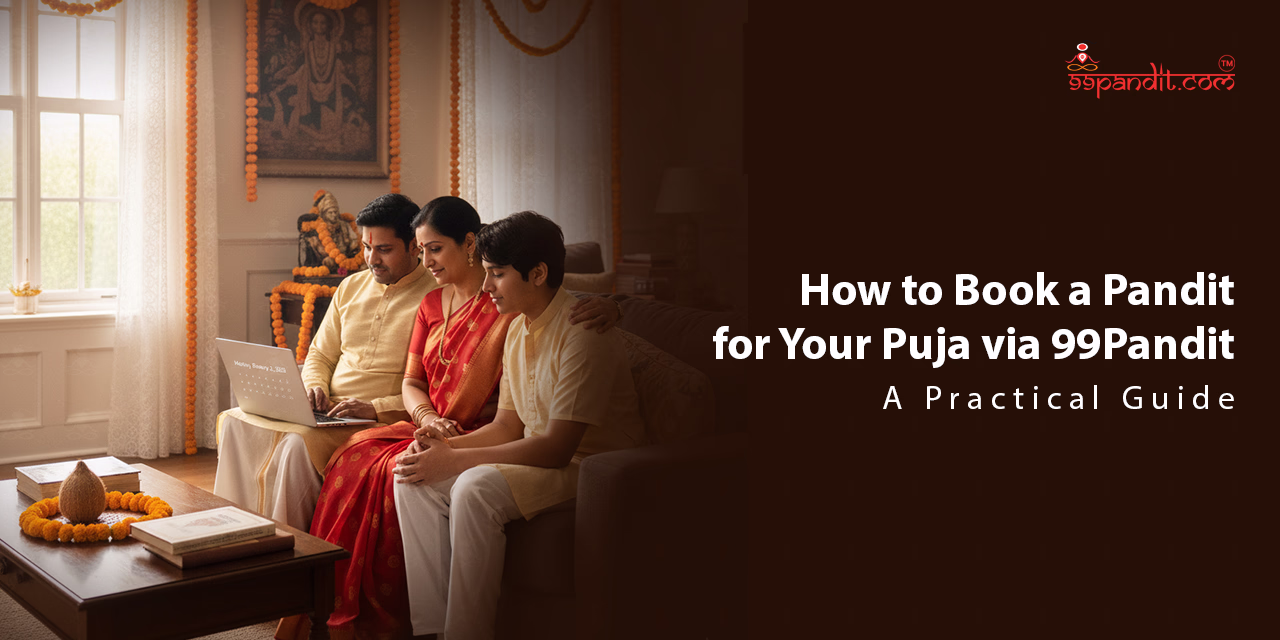 How to Book a Pandit for Vivah Dosh Nivaran Puja via 99Pandit Vivah Dosh Nivaran Puja