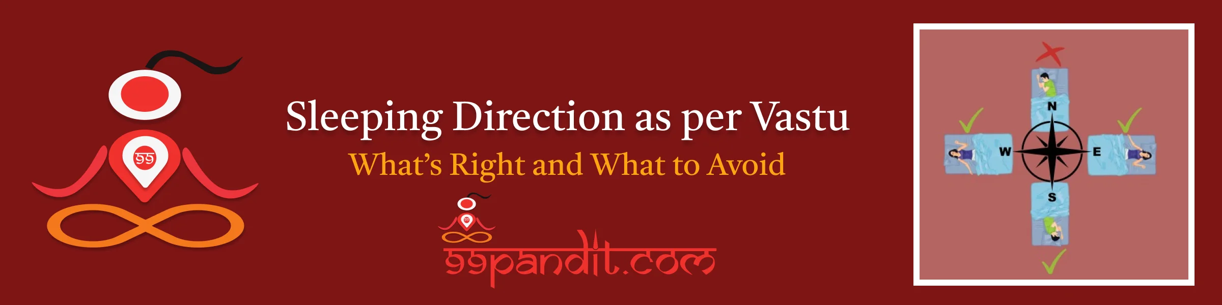 Sleeping Direction as per Vastu