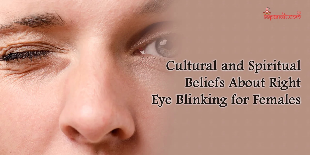 Right Eye Blinking for Female