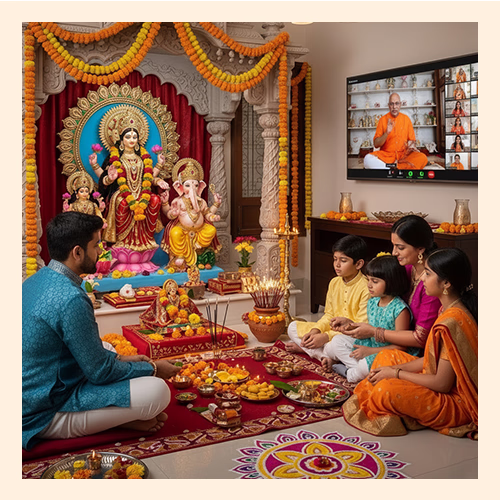 Online Diwali Group Puja