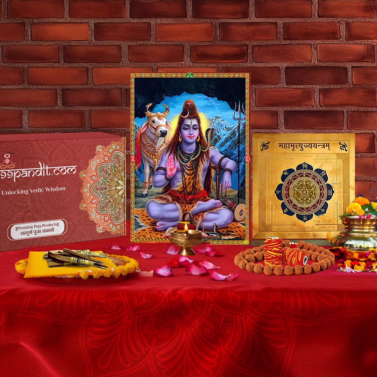 Mahamrityunjay Path Puja Samagri Kit: High Quality Samagri Items