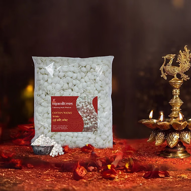 Premium & Long Lasting Cotton Wicks - White (1100 Pieces)